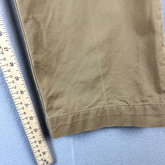 Polo Ralph Lauren Chino Pant Mens 36x34 Tan Stretch Classic Fit Twill Preppy - Picture 8 of 16